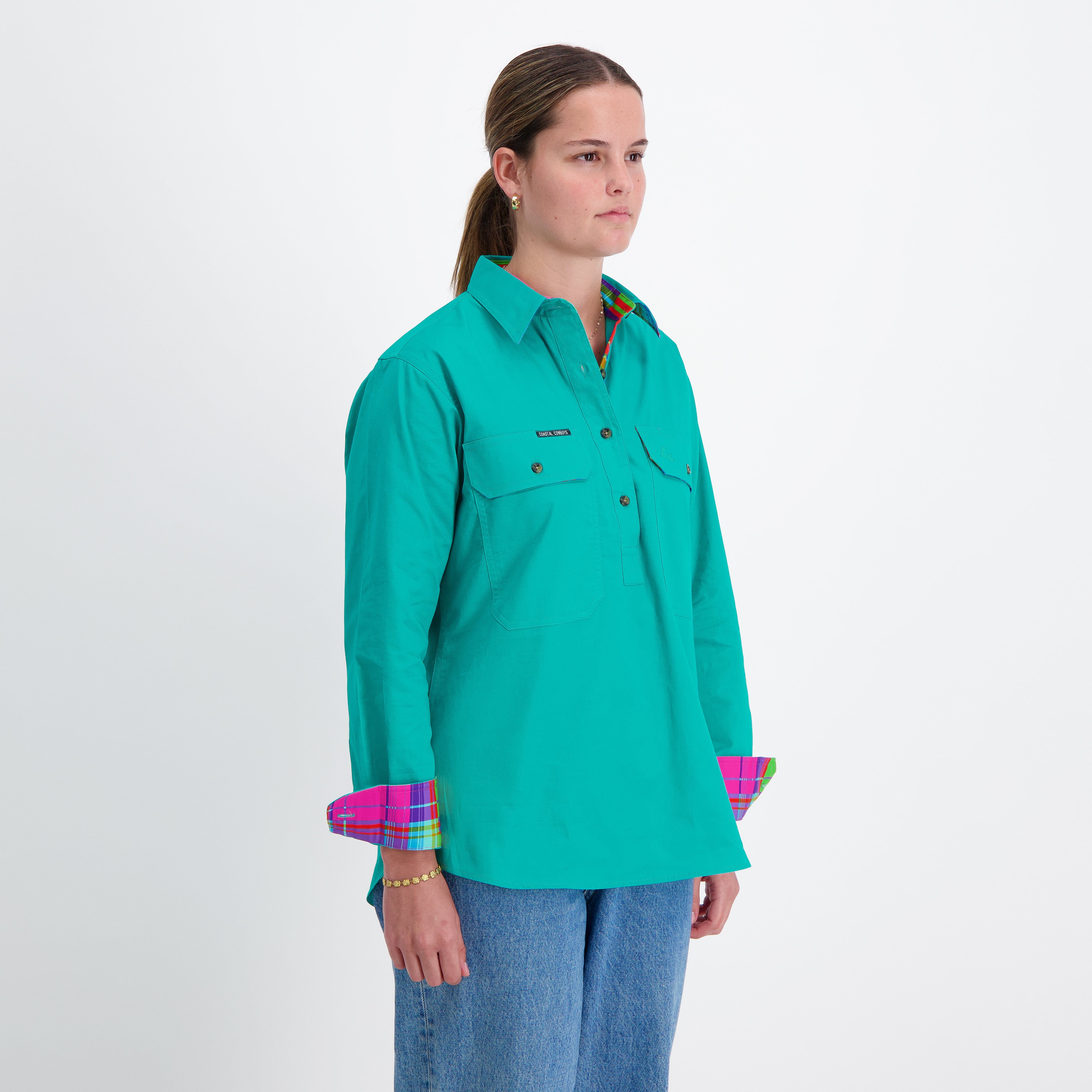 Telegraph Women's Half Button Workshirt