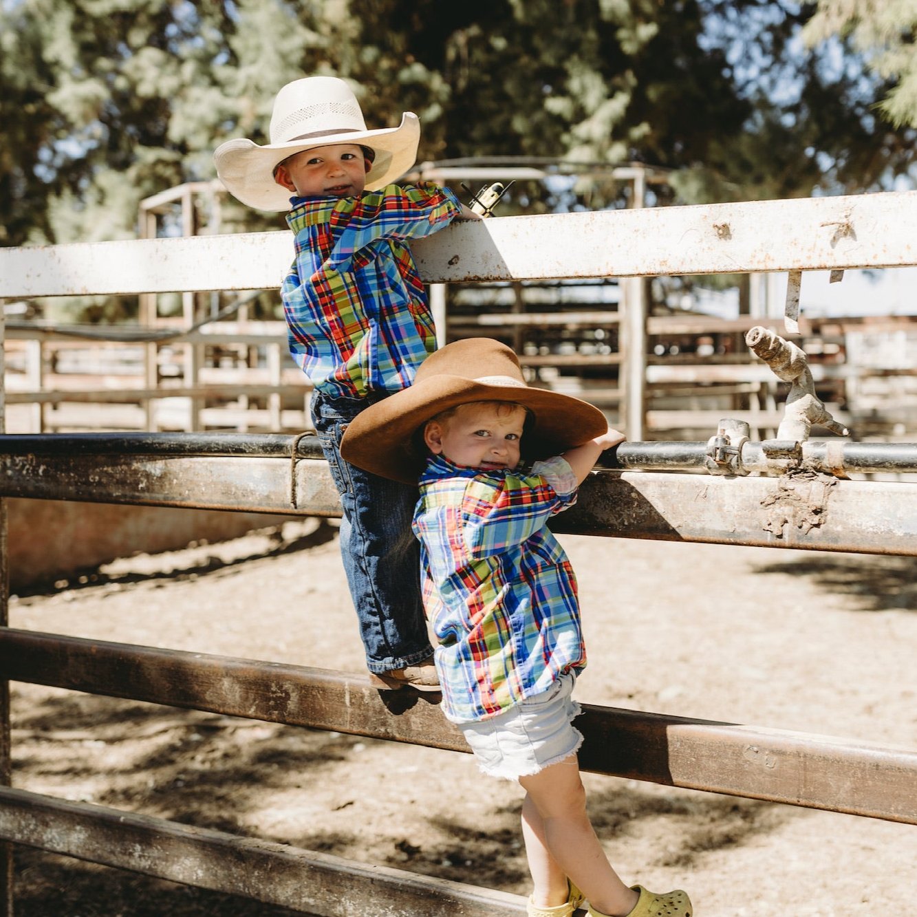 Cheques Kids Long Sleeve Workshirt