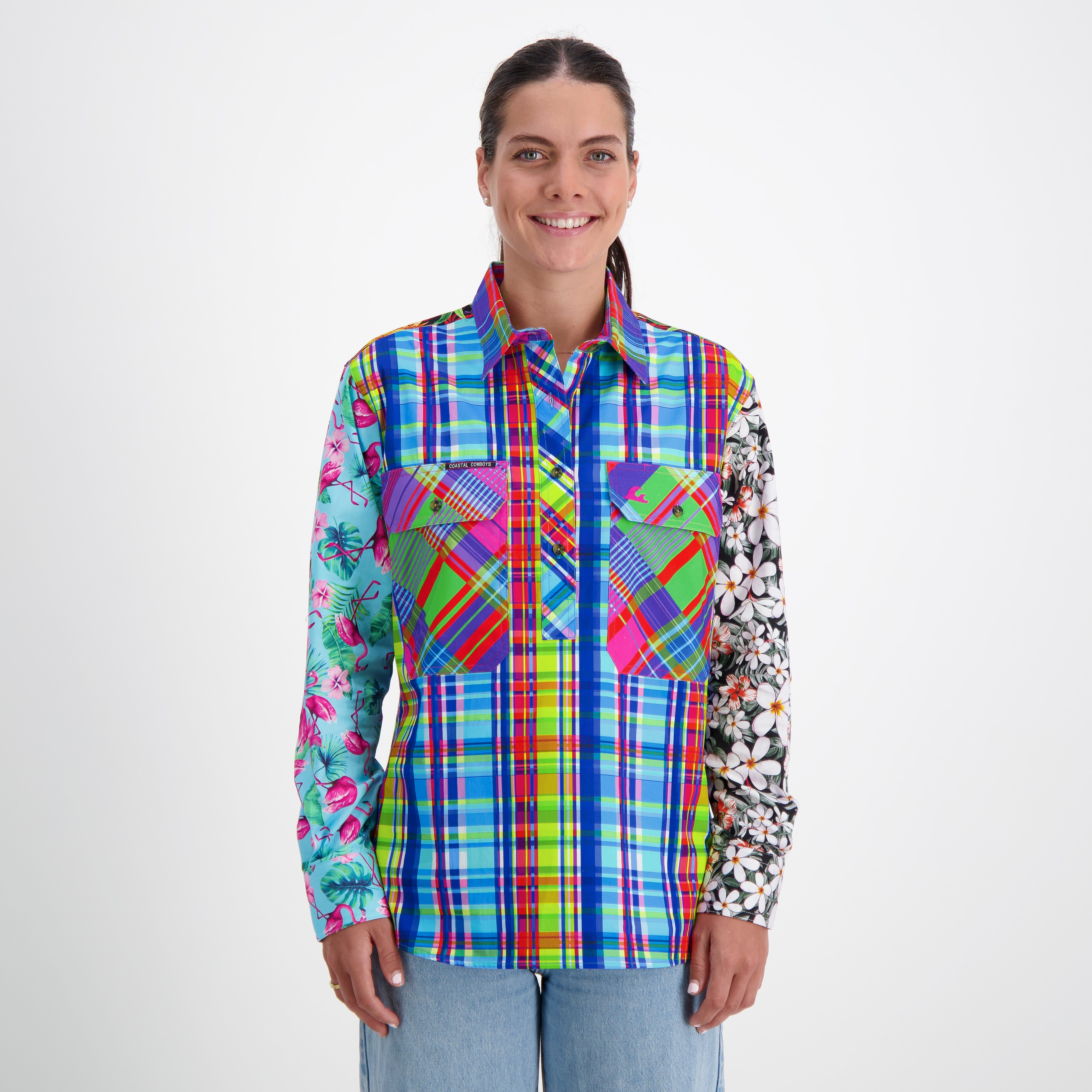 Jungle Women's Half Button Workshirt