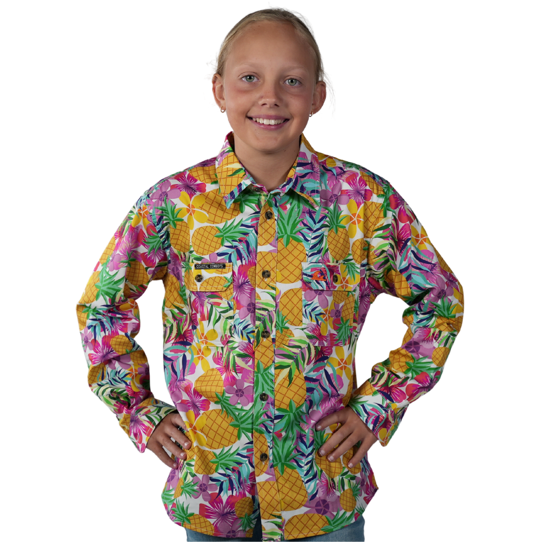 Kids Work Shirts | Pineapple Work Shirts | Coastal Cowboys