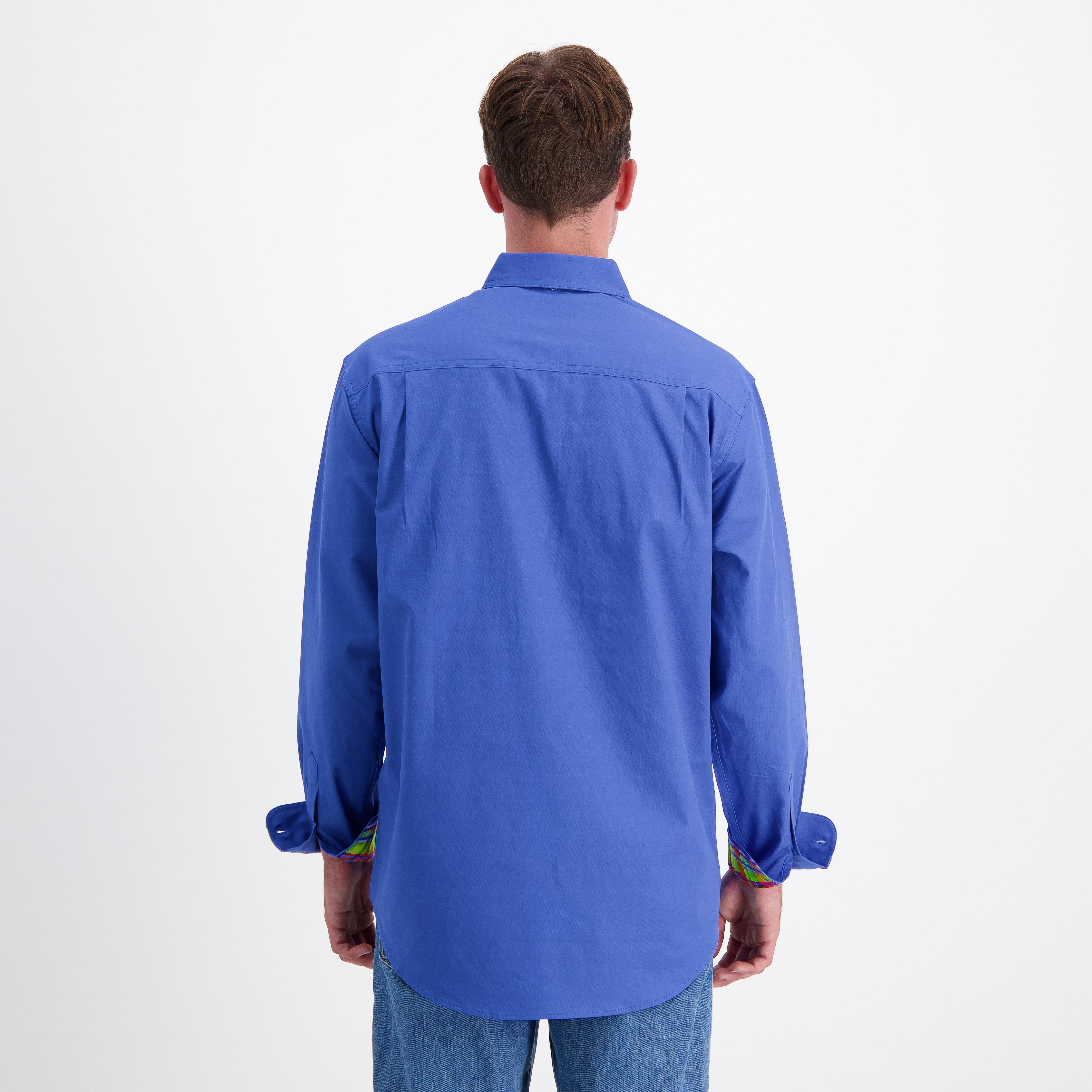 Fiesta Mens Half Button Workshirt