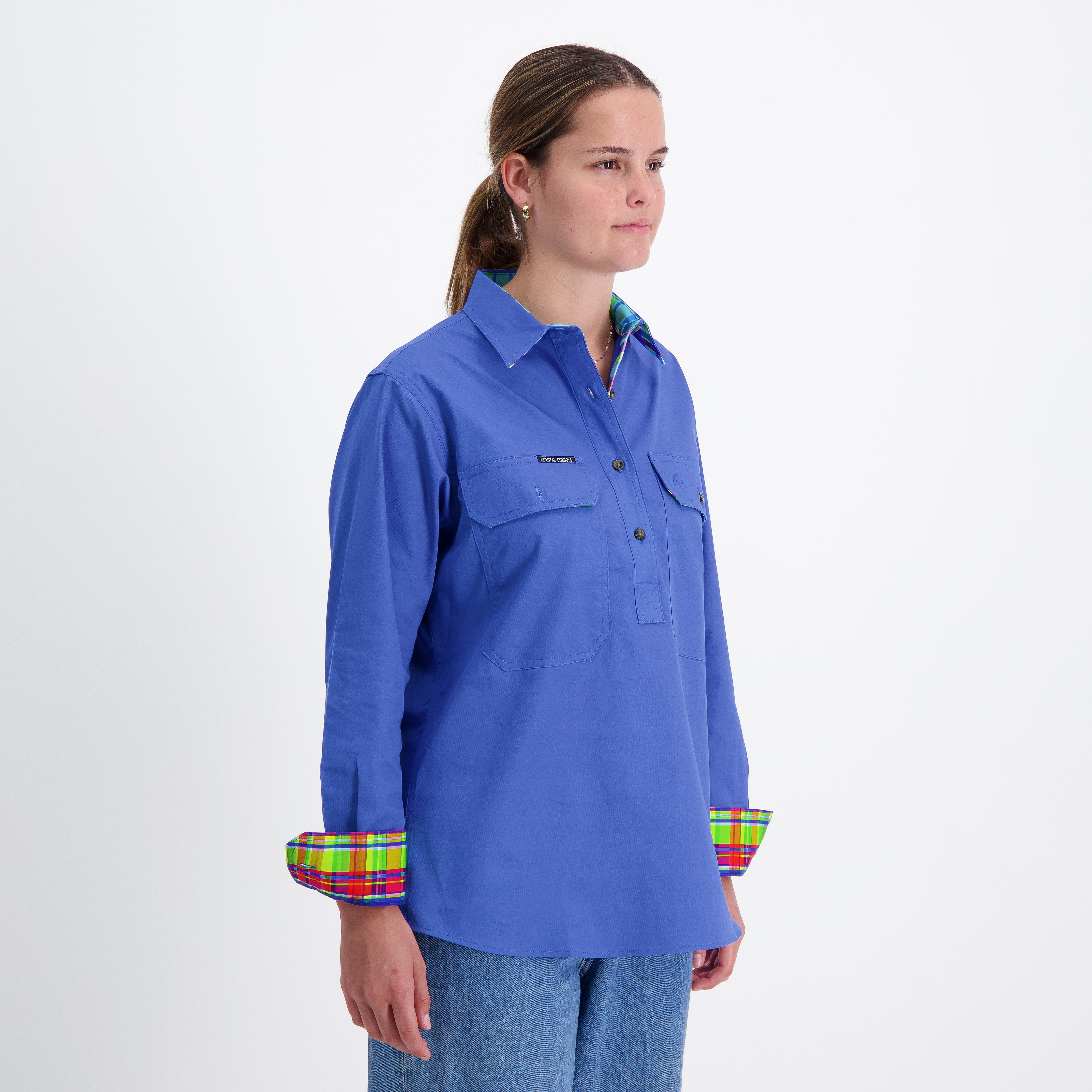 Fiesta Women's Half Button Workshirt