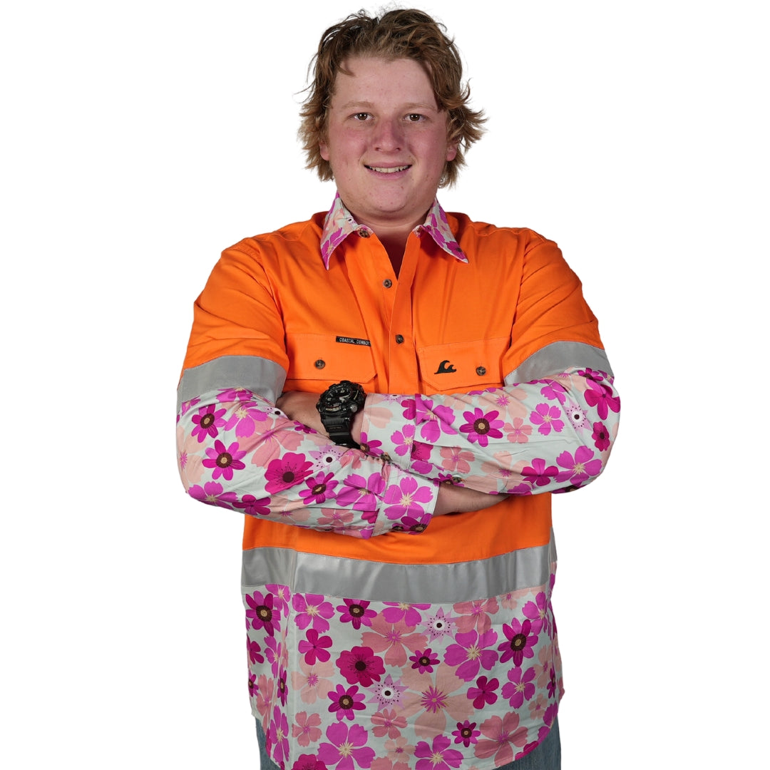 High Vis Long Sleeve Shirts | High Vis Work Shirt | Coastal Cowboys
