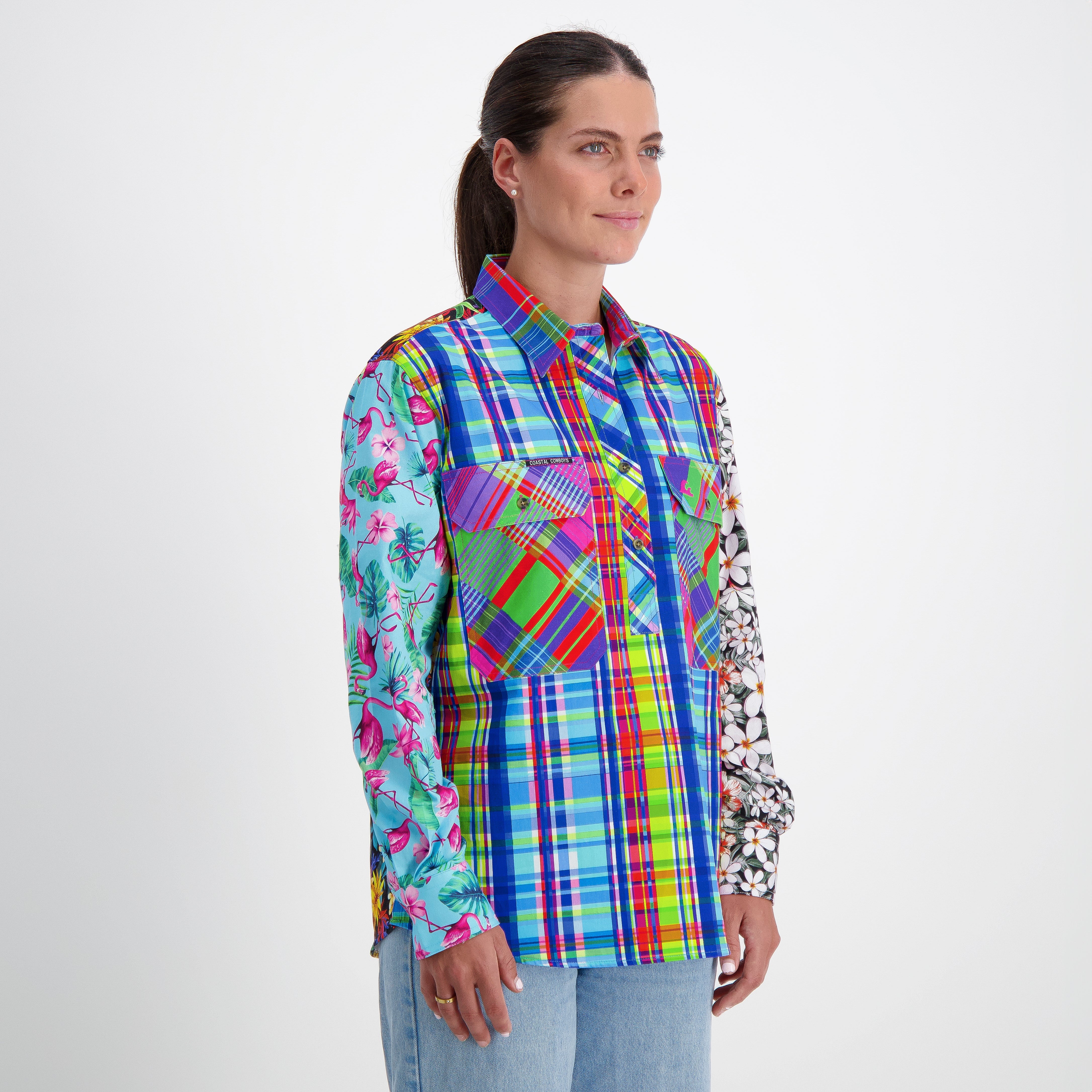 Jungle Women's Half Button Workshirt