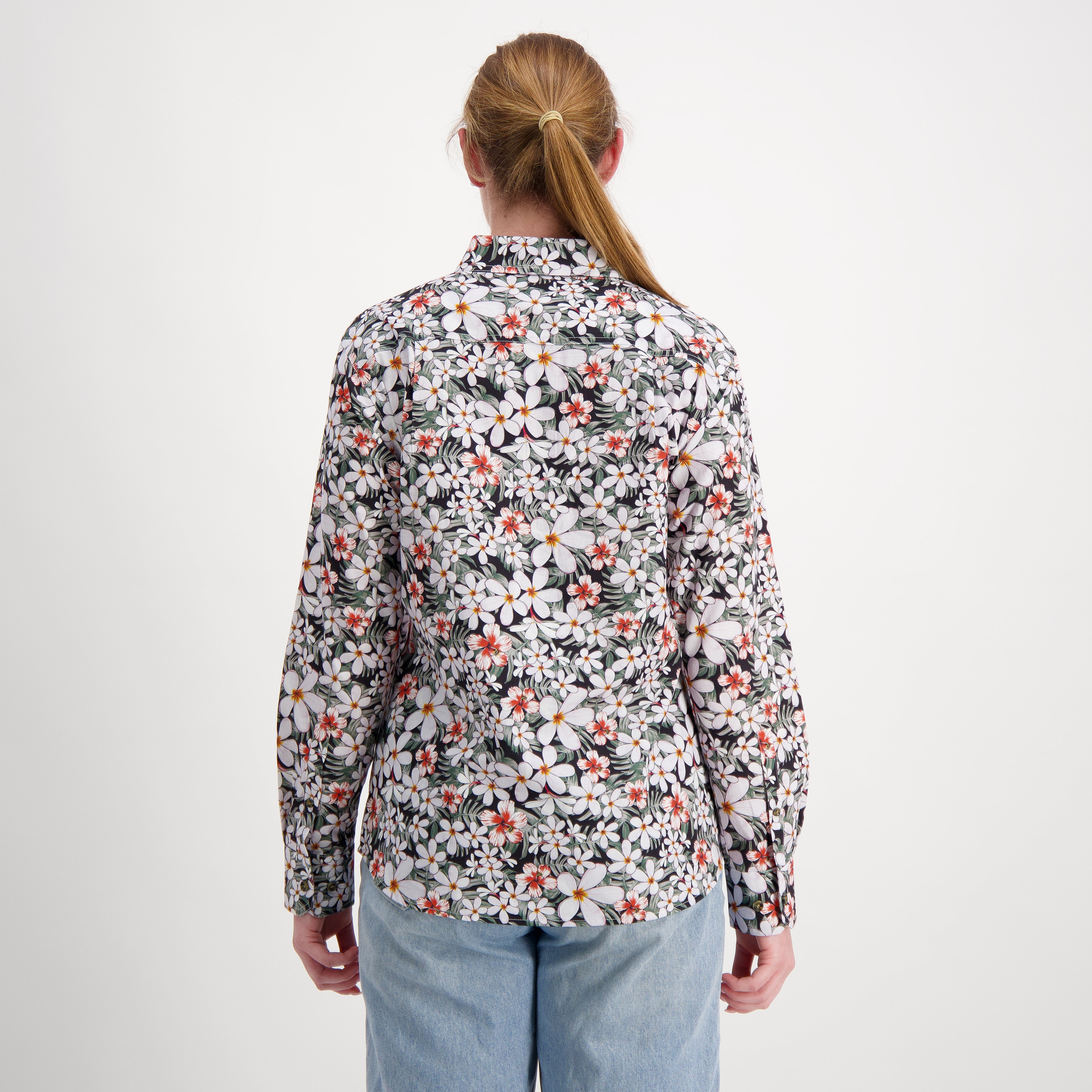 Frangipani Women's Half Button Workshirt