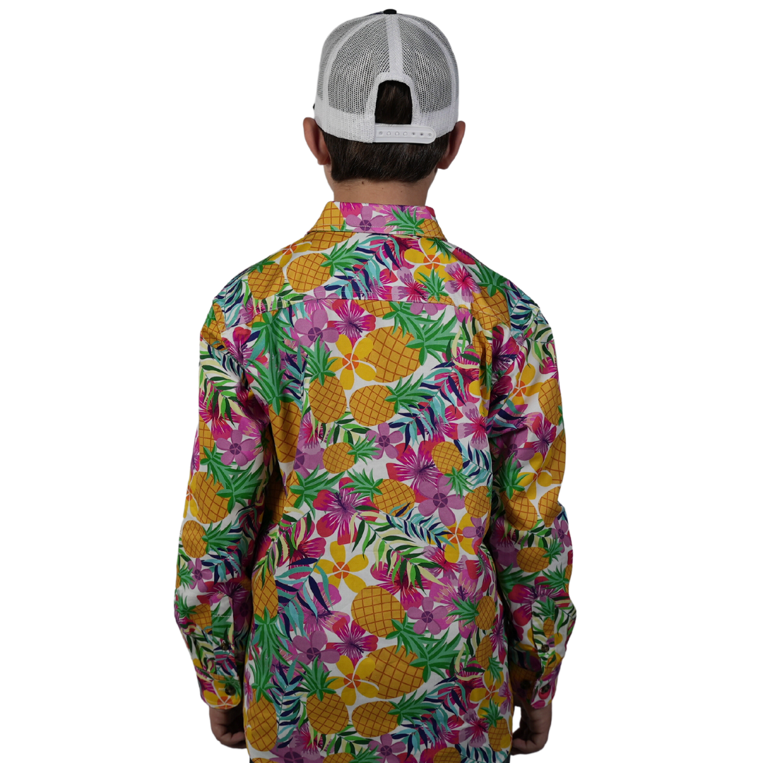 Kids Work Shirts | Pineapple Work Shirts | Coastal Cowboys