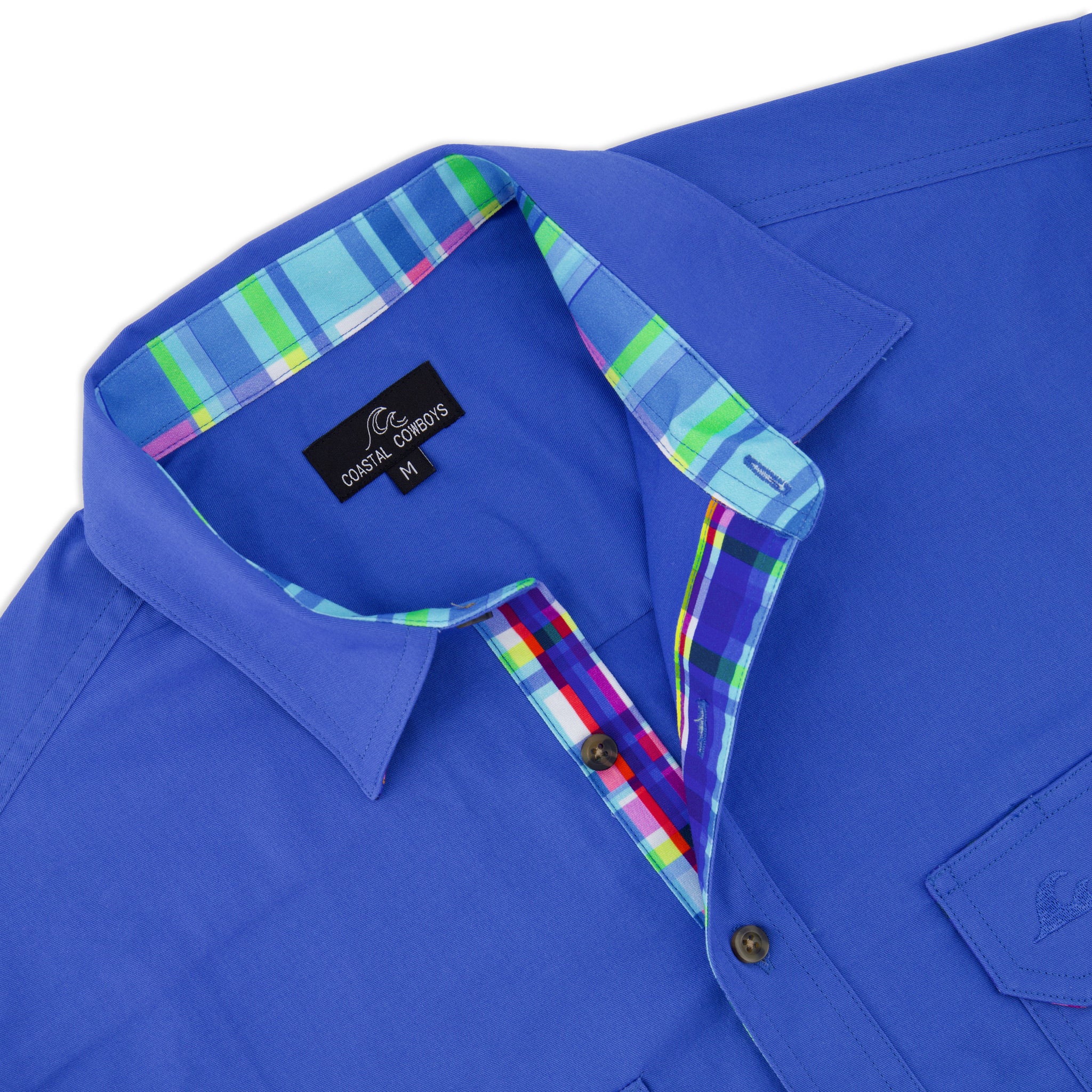 Fiesta Mens Half Button Workshirt