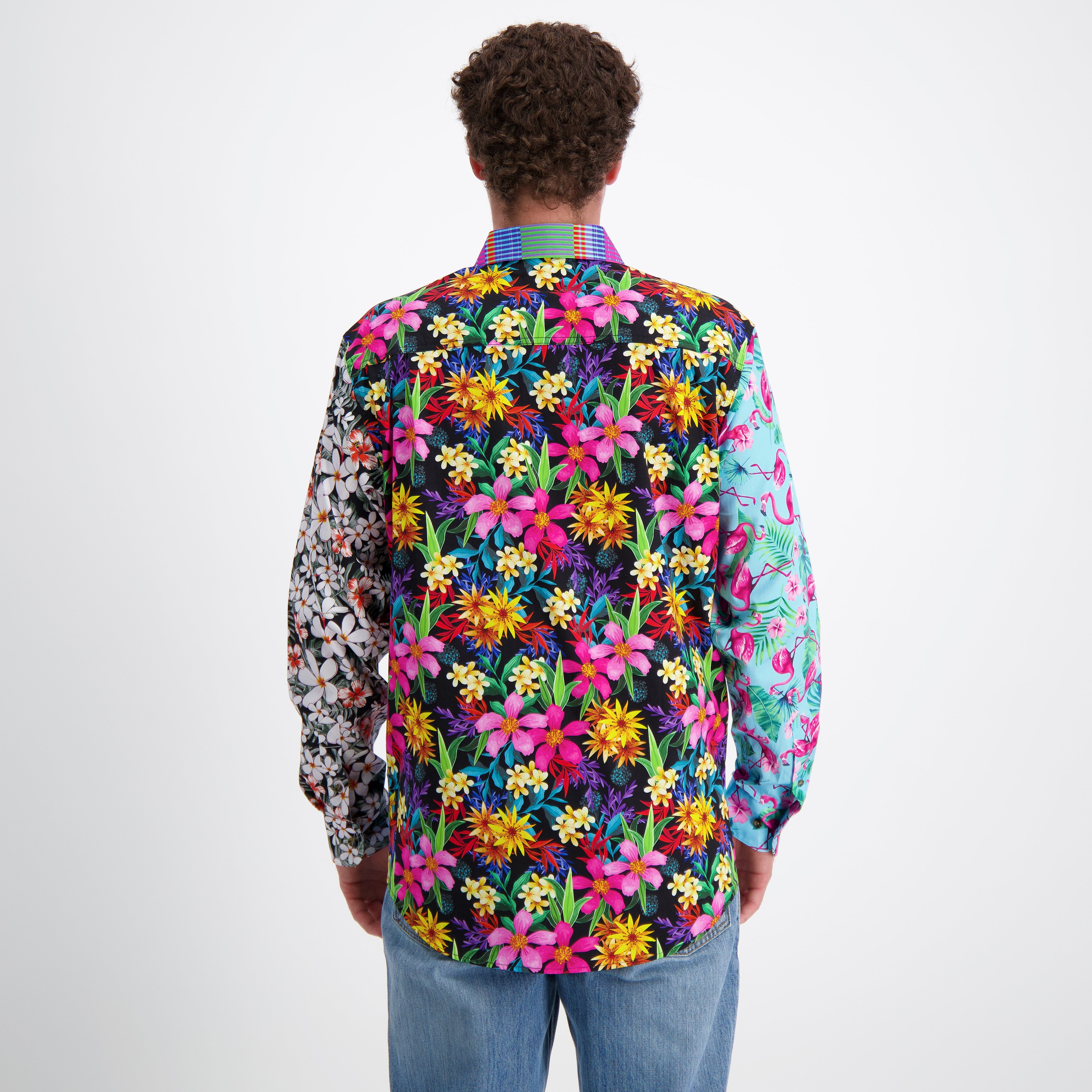 Jungle Mens Half Button Workshirt