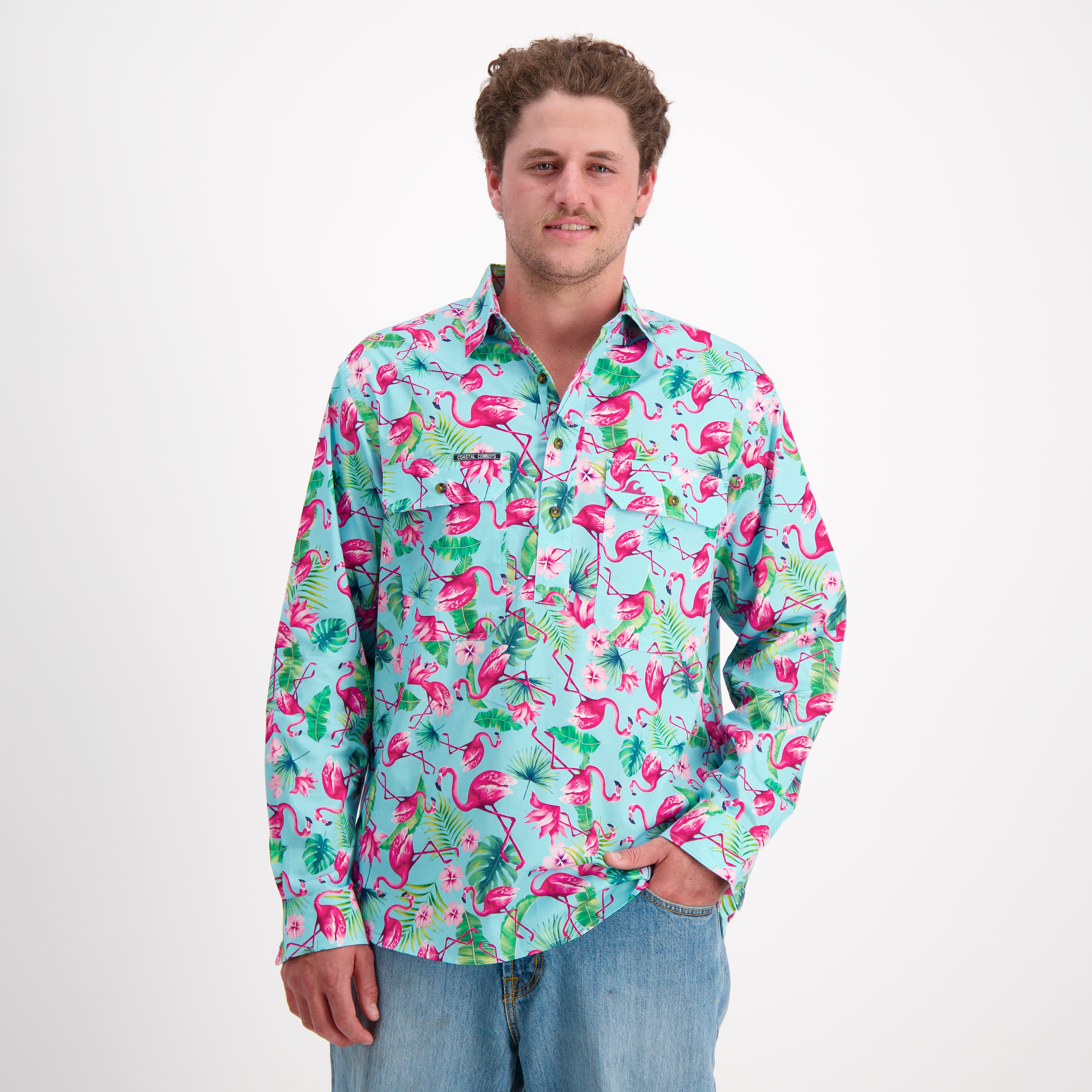 Flamingo work shirt