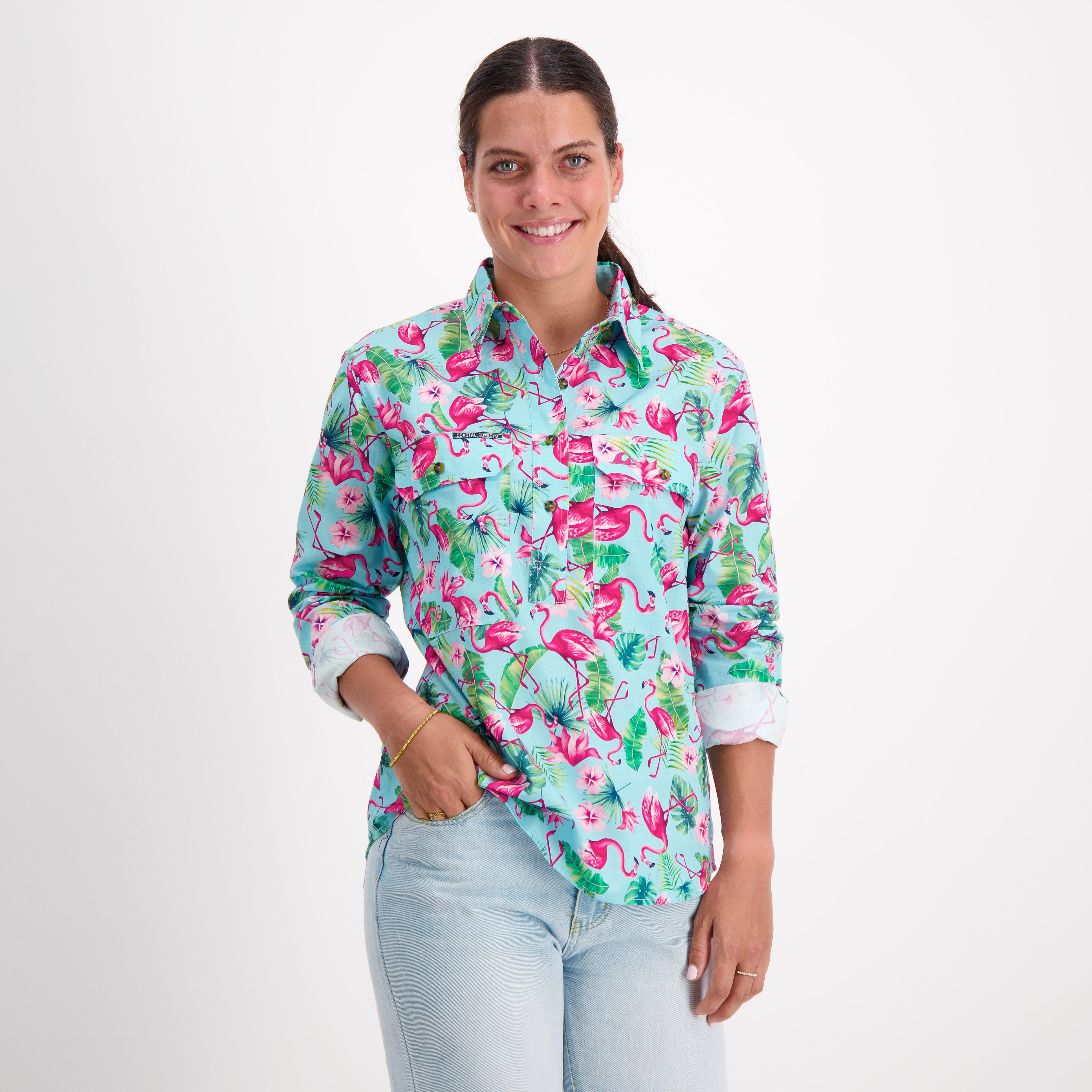 Flamingo work shirt