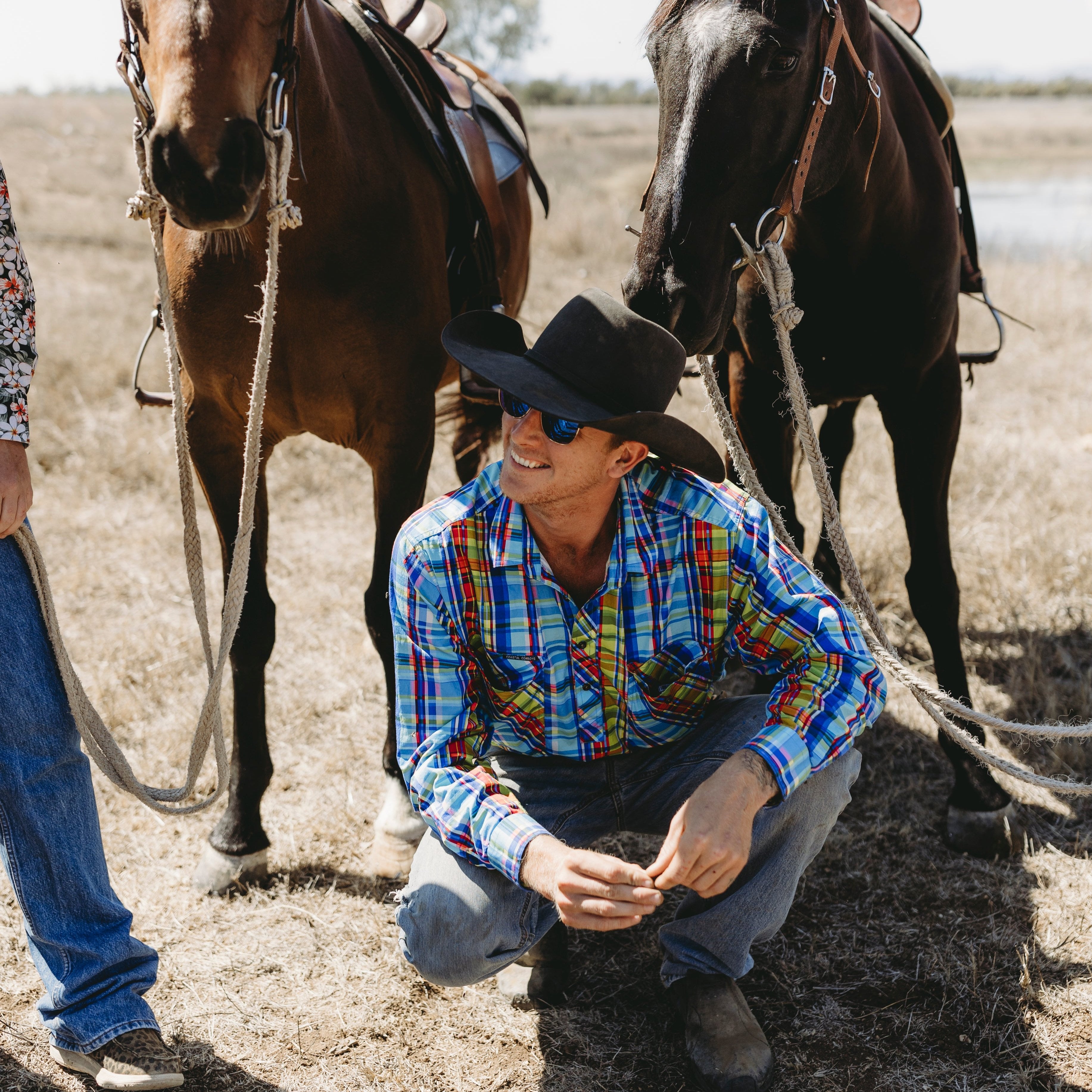 Cheques Mens Half Button Workshirt