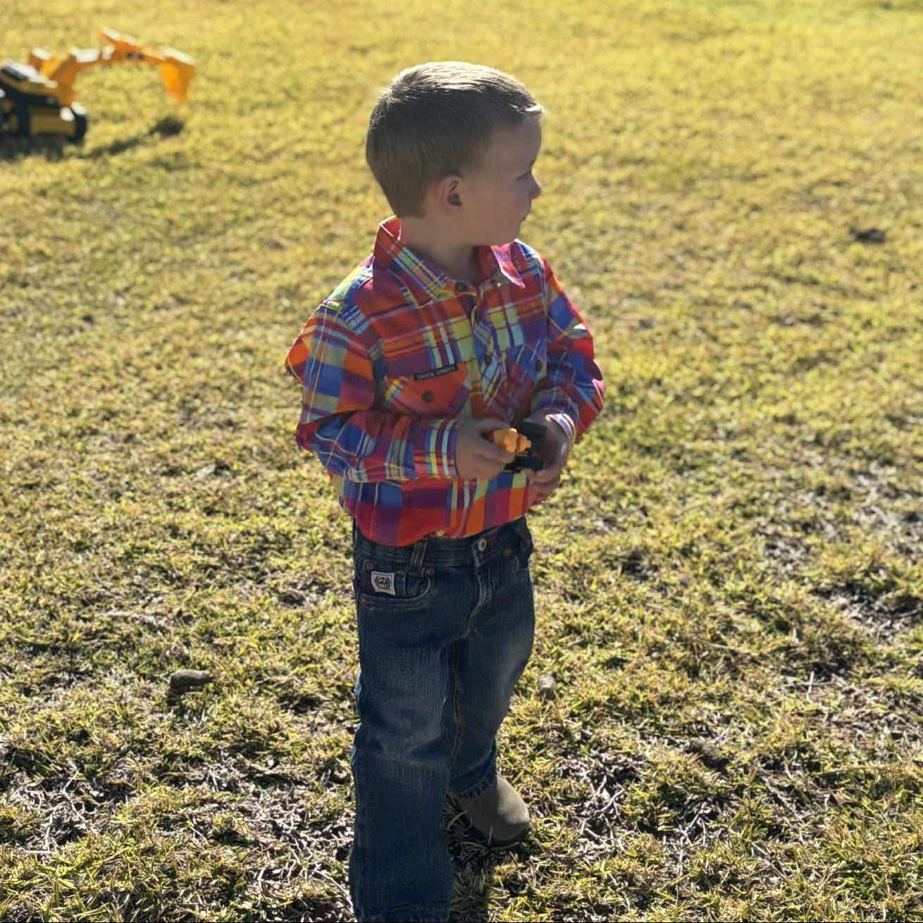 Checkmate Kids Long Sleeve Workshirt