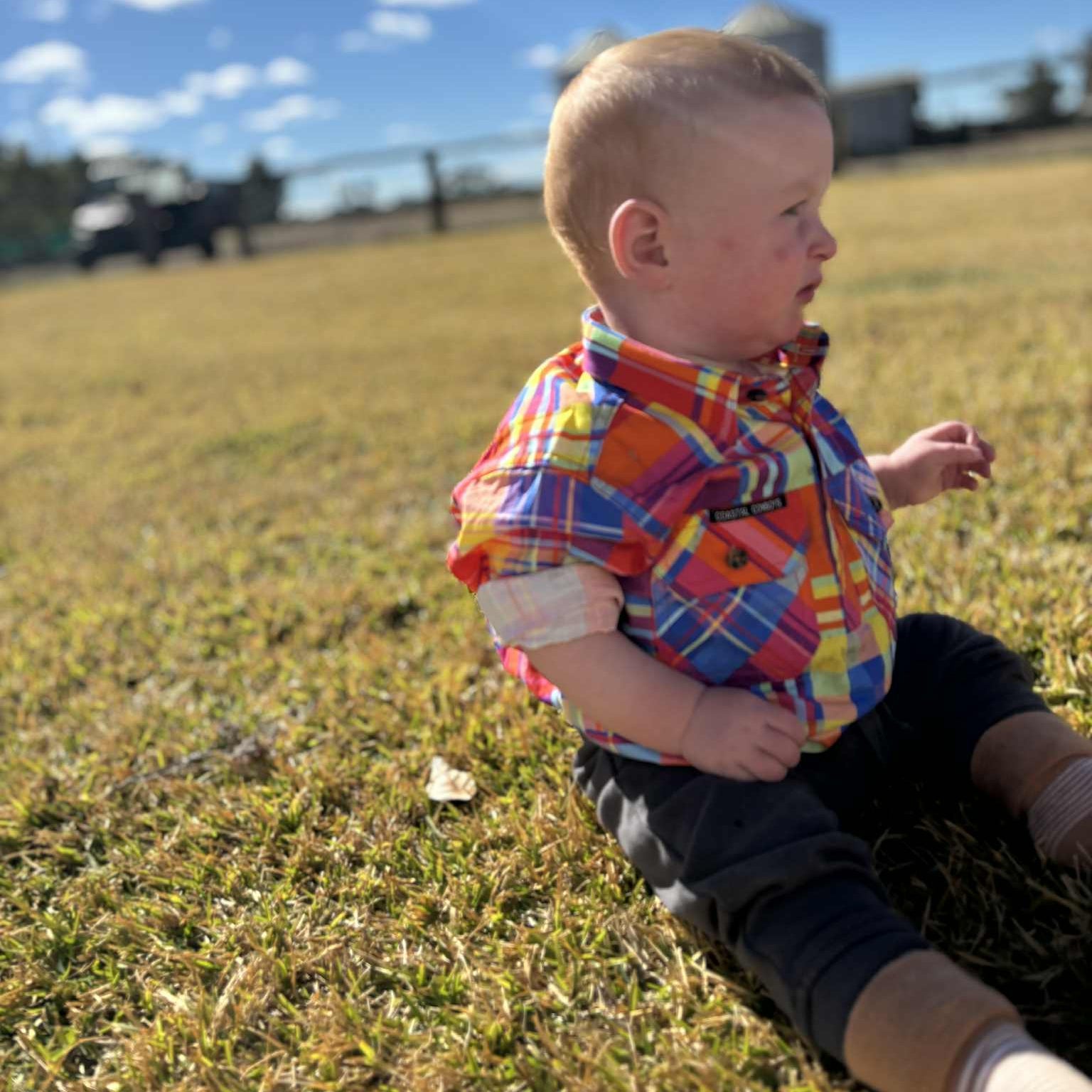 Checkmate Kids Long Sleeve Workshirt