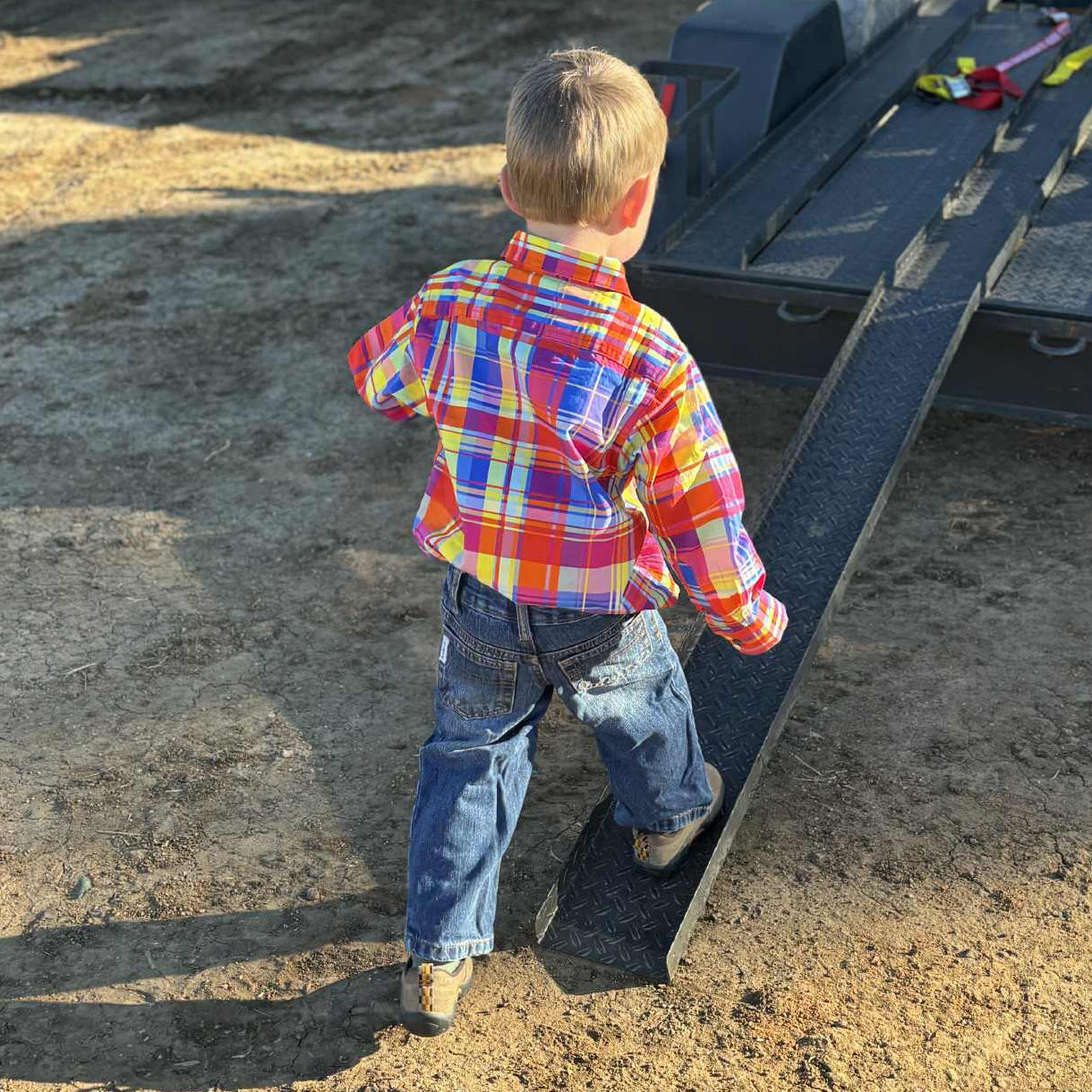 Checkmate Kids Long Sleeve Workshirt