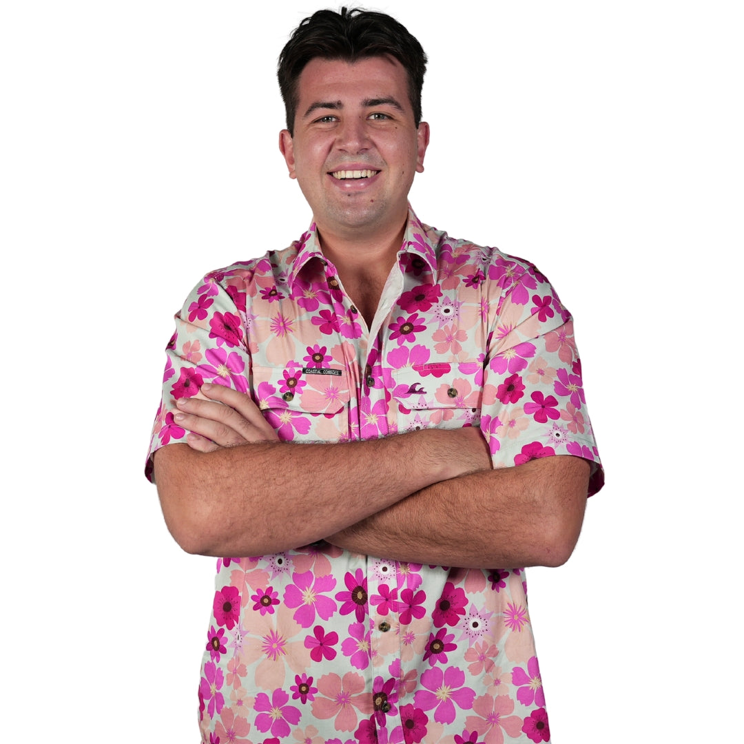 Men's Floral Print Shirts | Short Sleeve Shirts | Coastal Cowboys