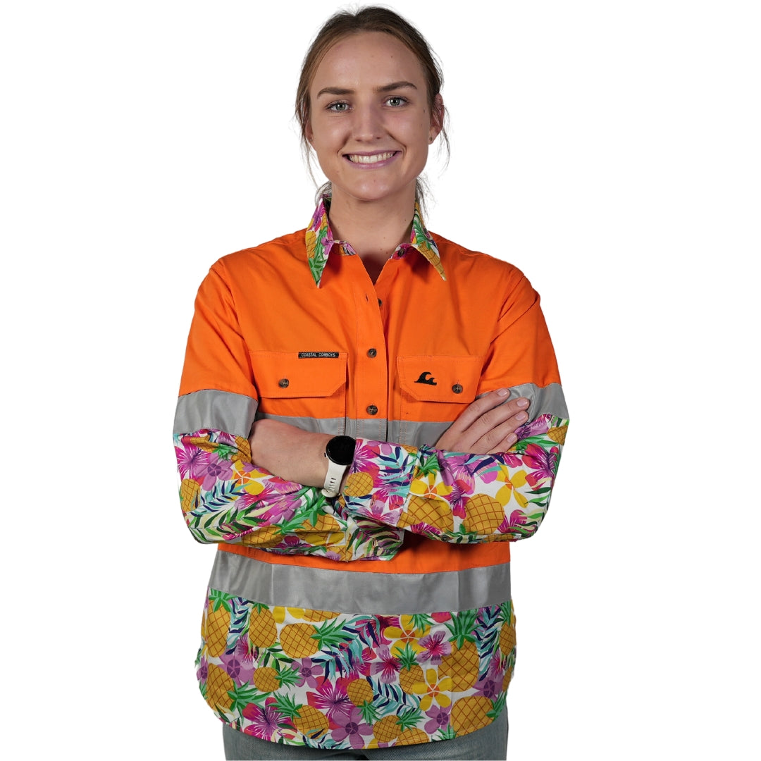 Women s Hi Vis Work Shirt High Visibility Shirts Coastal Cowboys
