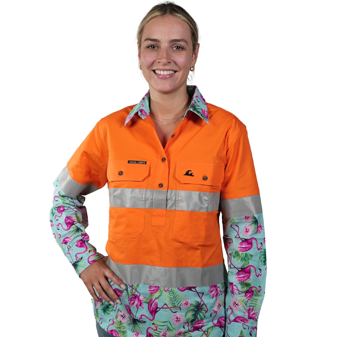 Women s Hi Vis Shirts Women s Safety Shirts Coastal Cowboys