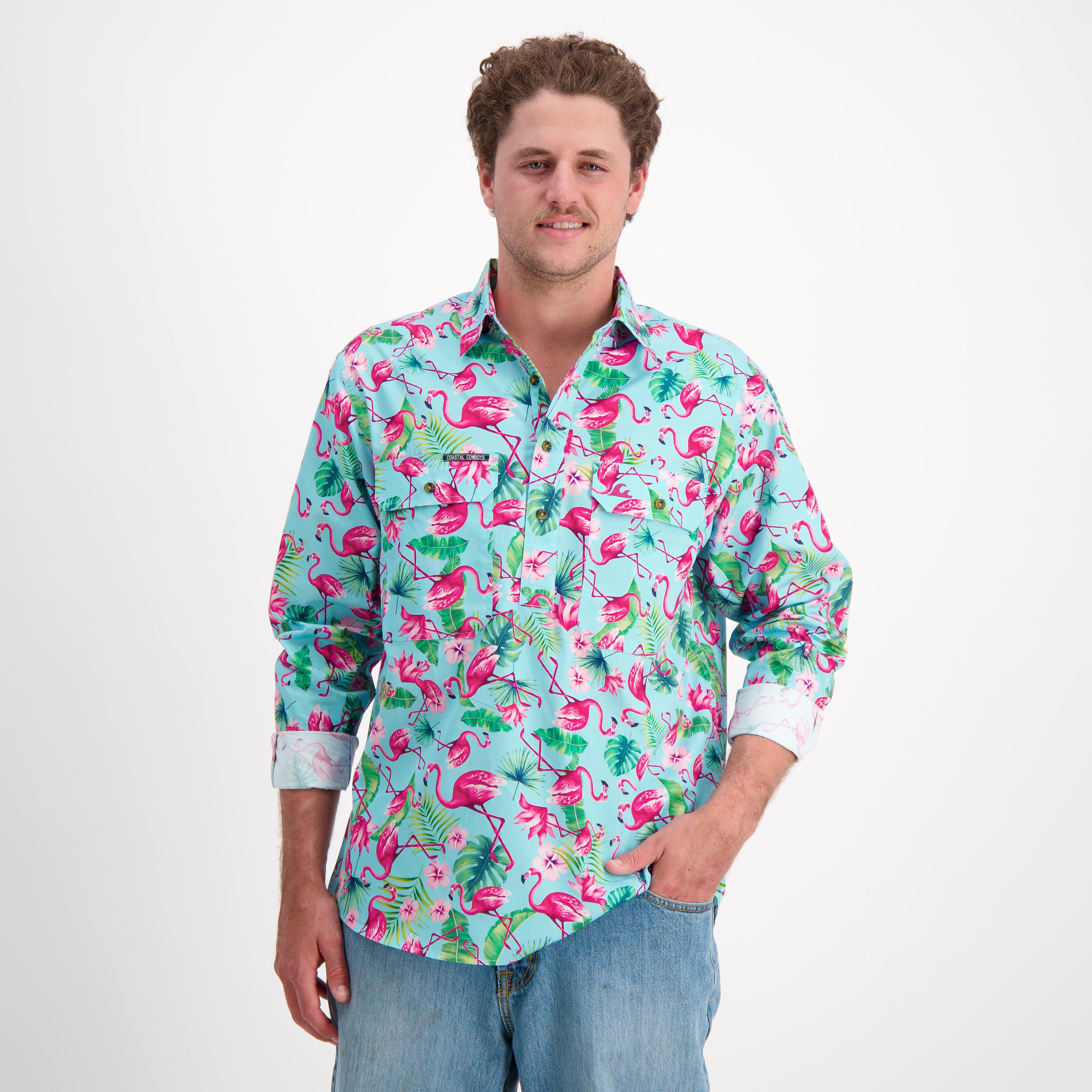 Flamingo work shirt