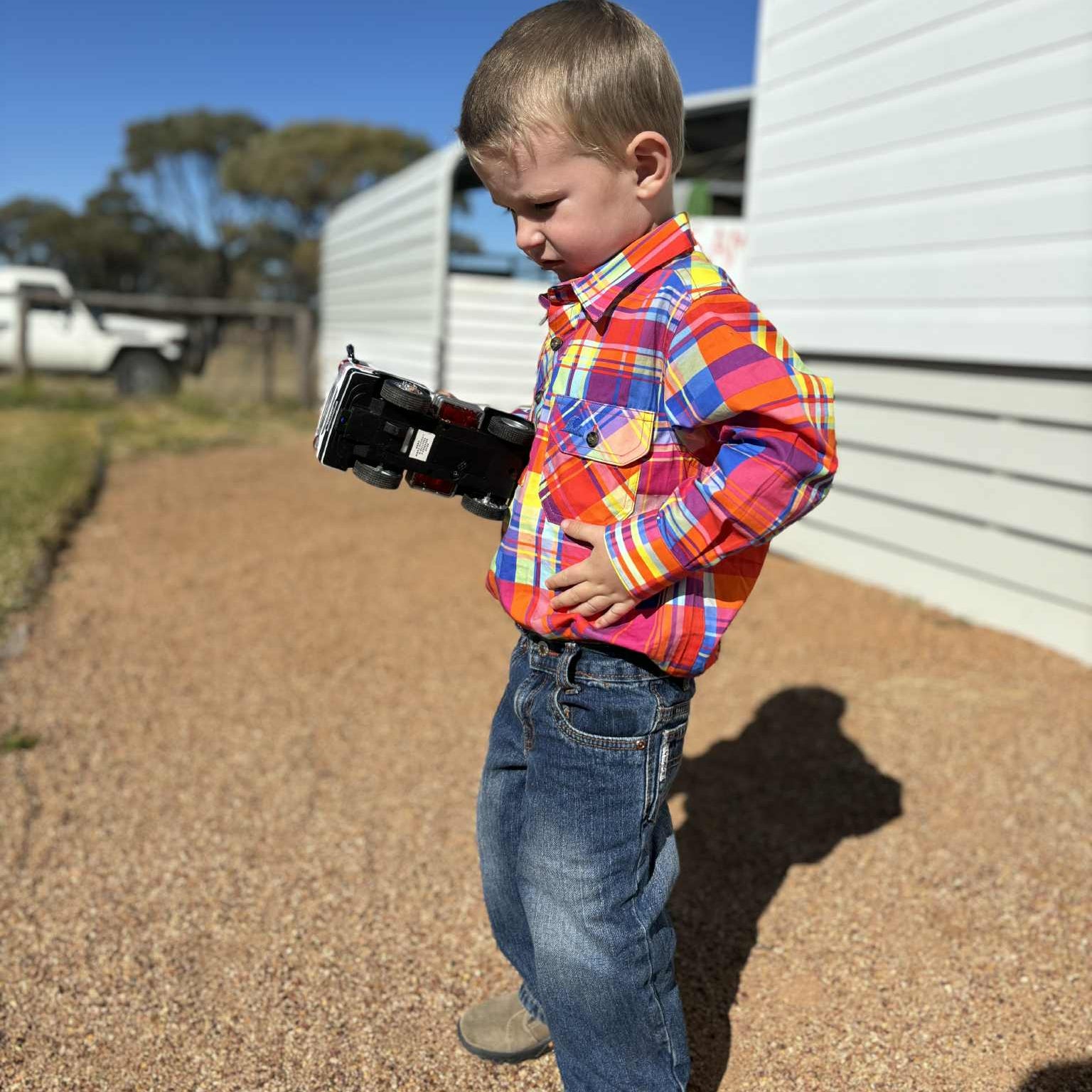 Checkmate Kids Long Sleeve Workshirt