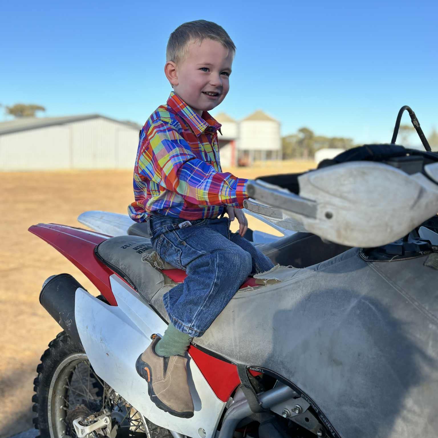 Checkmate Kids Long Sleeve Workshirt