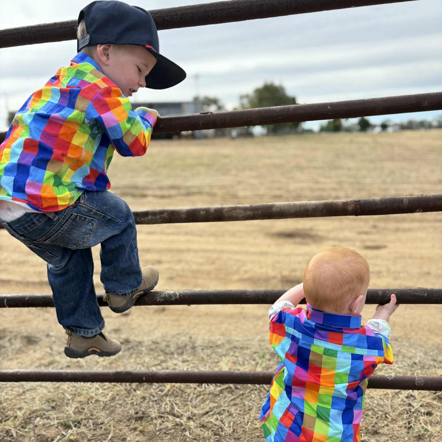 Pixel Kids Long Sleeve Workshirt