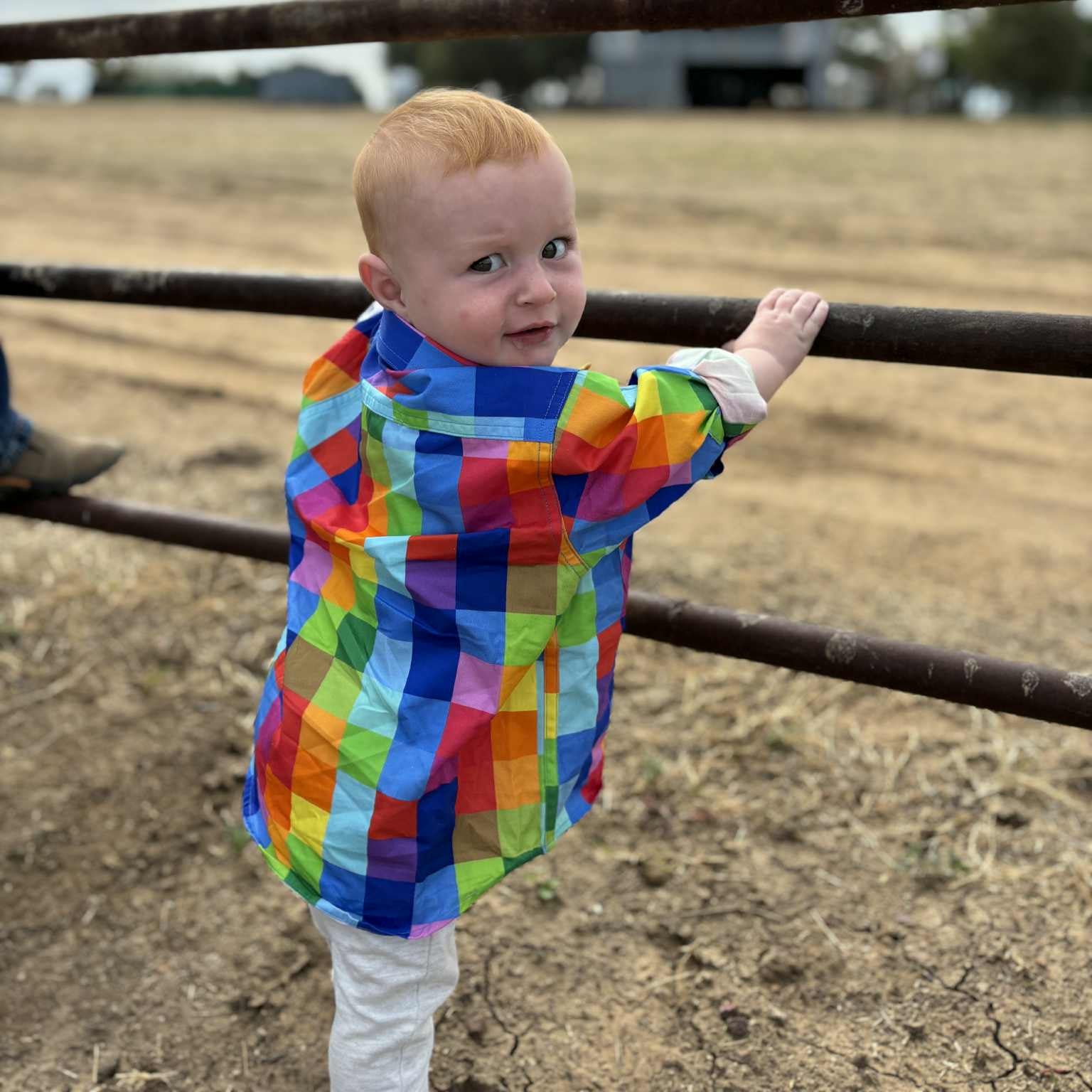 Pixel Kids Long Sleeve Workshirt